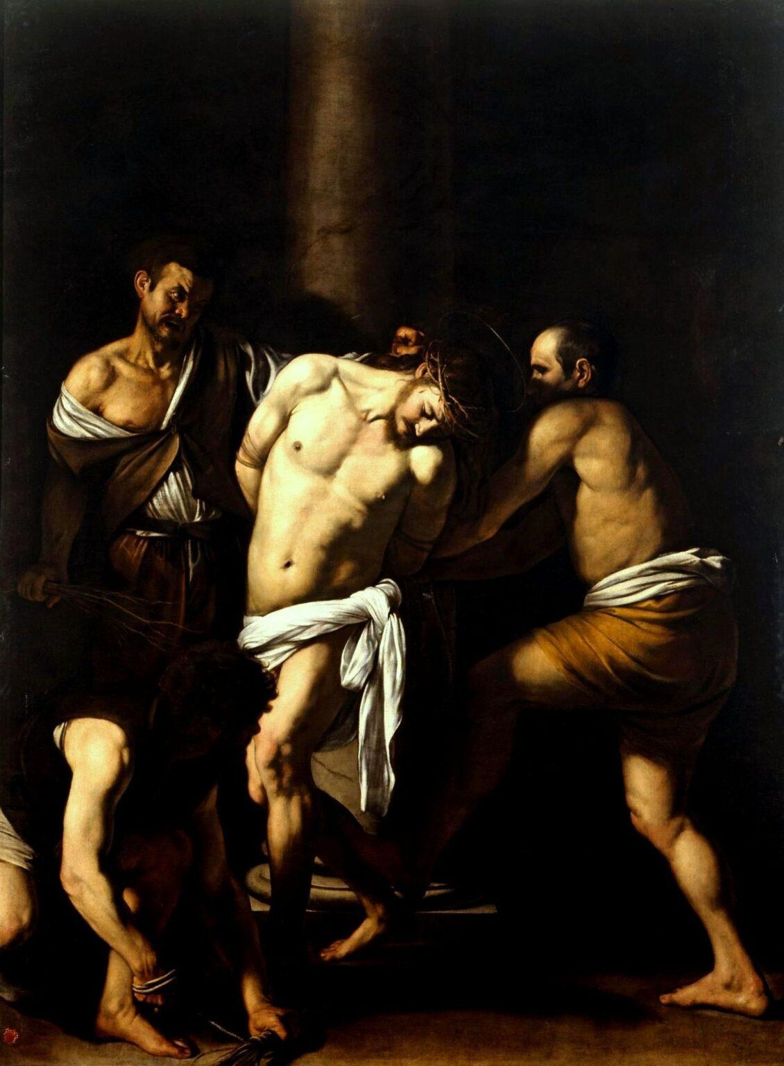 La Flagellazione Di Cristo Il Capolavoro Di Caravaggio Esposto A Napoli