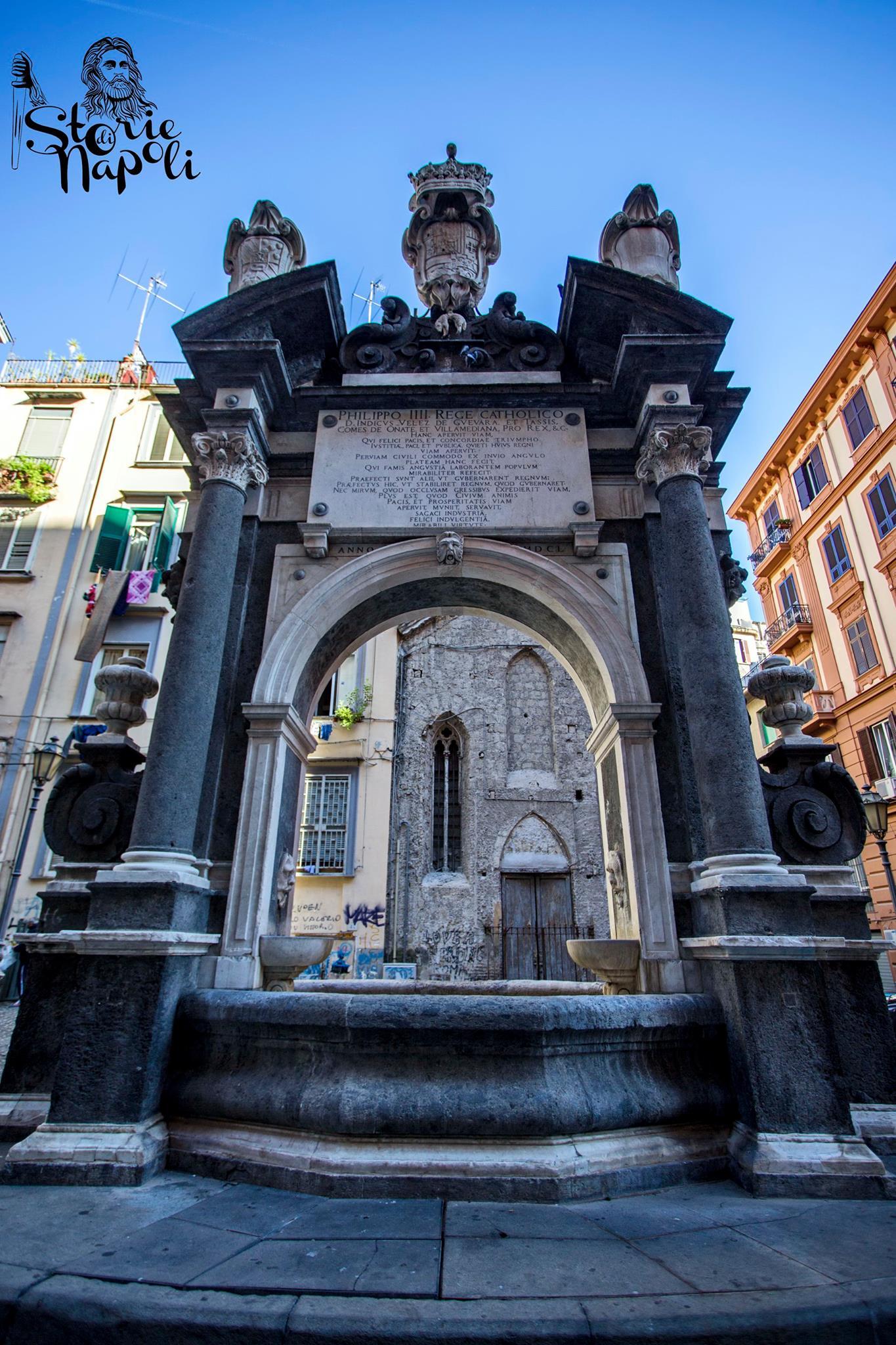 fontana sellaria quartiere pendino chiesa stella maris  