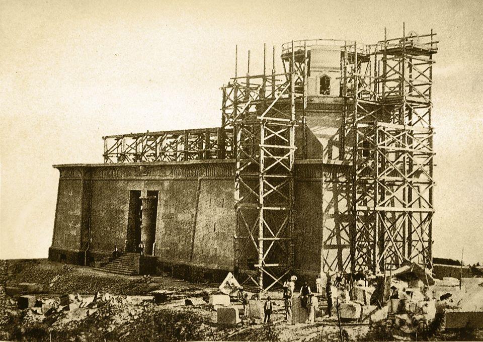 Mausoleo Schilizzi in costruzione