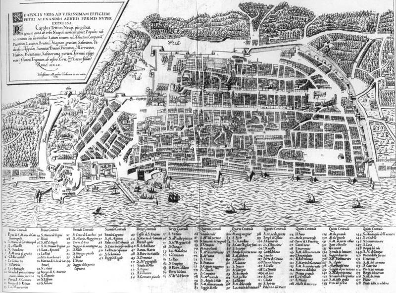 Mappa di Napoli