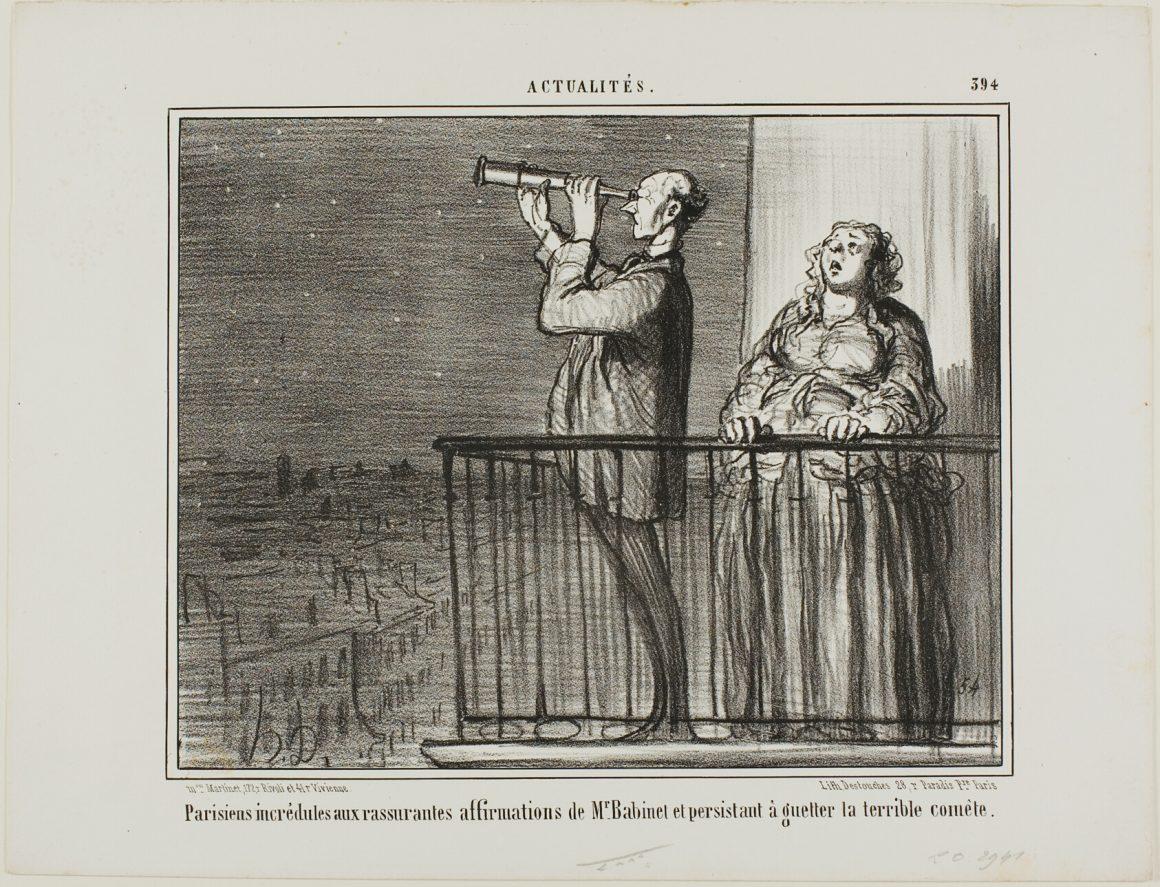 Giornale francese cometa 13 giugno 1857