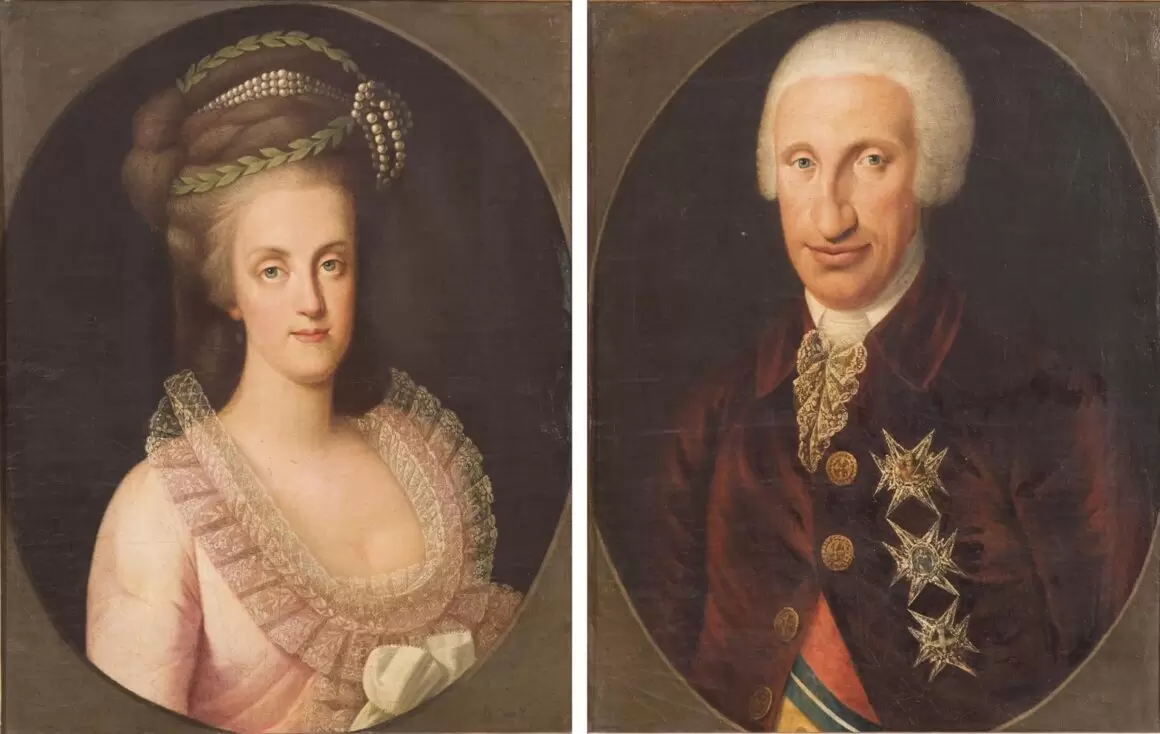 Ferdinando IV di Borbone, "Re nasone", e Maria Carolina d'Austria Carulì