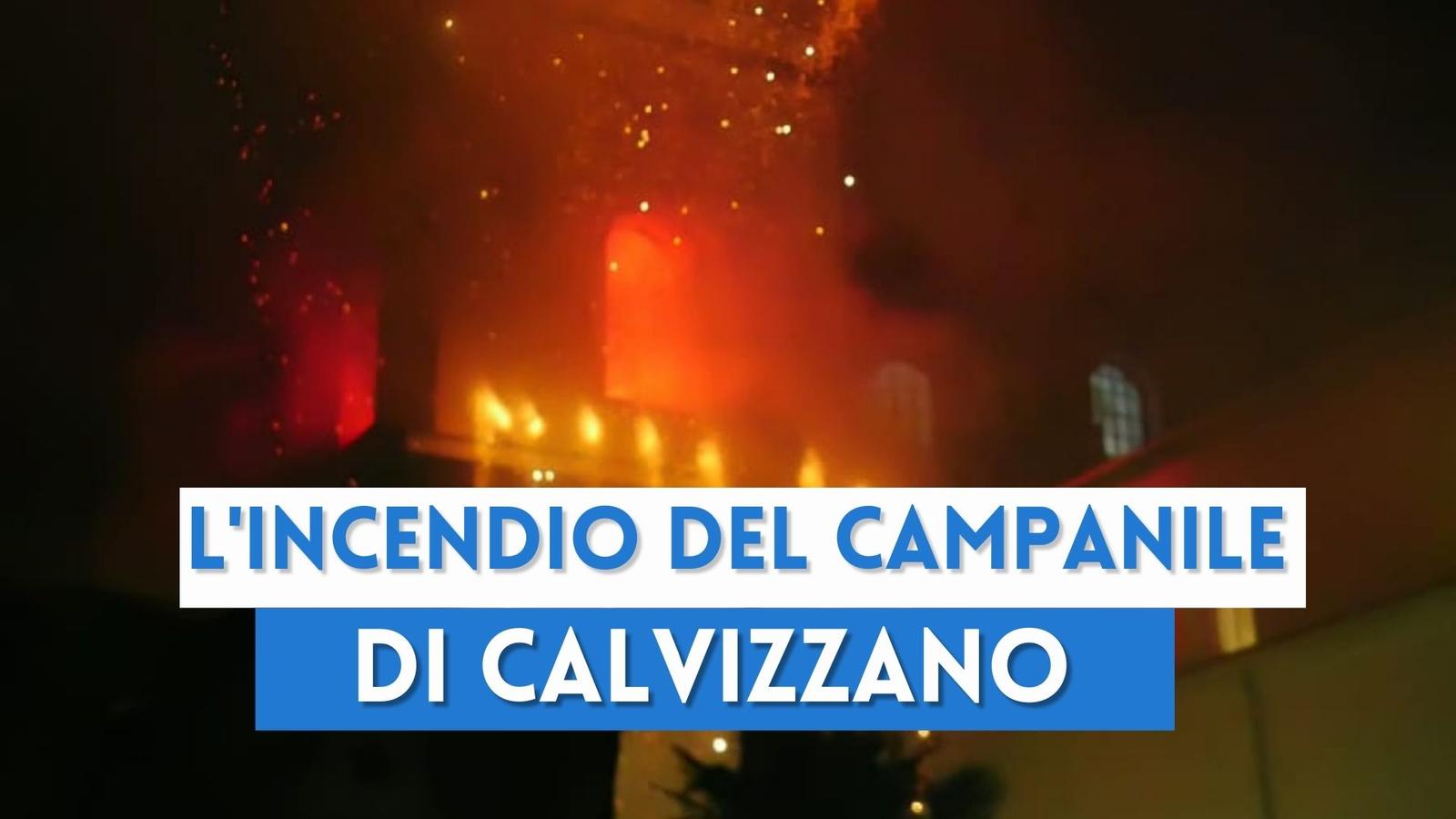 L'incendio del campanile di Calvizzano