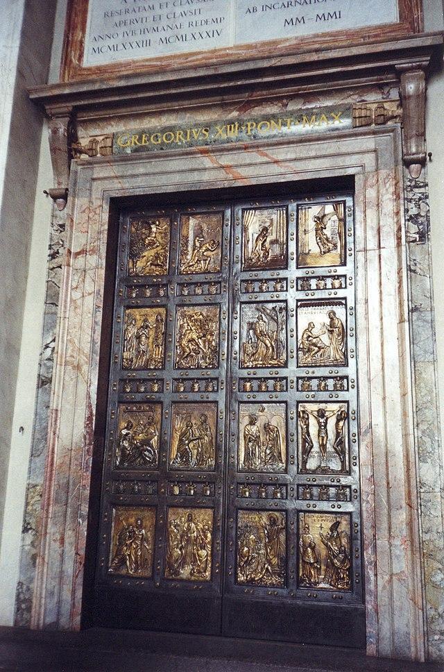 Le Chiese Giubilari: la porta Santa in Vaticano