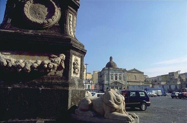 Piazza Mercato a Napoli