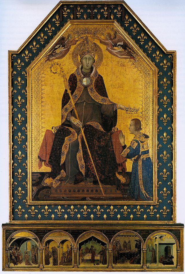 Simone Marino - pala di San Ludovico da Tolosa
